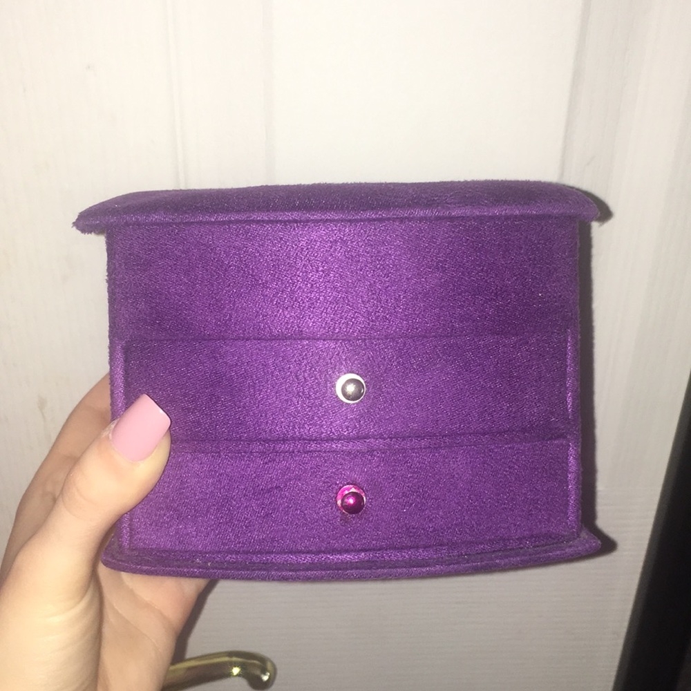 Small purple jewelry box